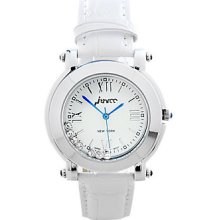 J-three Japanese-quartz Movement Round Case Fasion Watch(384092)