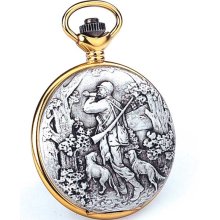 Jacques du Manoir Pocket Watches - Solid Brass Case Swiss 