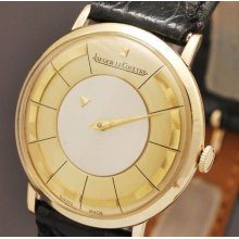 Jaeger LeCoultre Mystery Dial Men's Watch , 14K Gold Watch Circa 1950