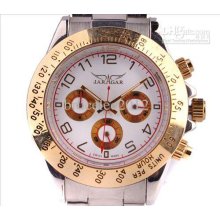 Jaragar Fashion Men Automatic Oyster Mechanical Gold Stainless Dive