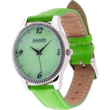 Joan Rivers Signature Mother-of-Pearl Dial Watch - Green - One Size