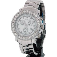 Joe Rodeo 8ct Jumbo Bezel Diamond Watch