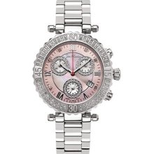 Joe Rodeo Women's Jma3 Marina 0.90ct Diamond Steel Chronograph Quartz Watch