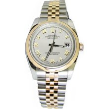 Jubilee bracelet solid gold & steel rolex datejust watch oyster perpetual