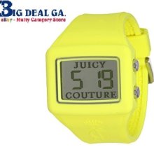 Juicy Couture 1900989 Chrissy Mirror Digital Watch Yellow In Original Box