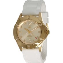 Juicy Couture Rich Girl Gold and White Watch