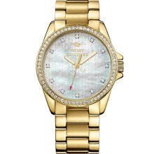 Juicy Couture 'Stella' Crystal Bezel Watch, 40mm