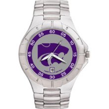 Kansas State Wildcats Mens Stainless Pro II Watch