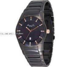 Kenneth Cole Kc3900 Kc 3900 Men's Black Bracelet Watch