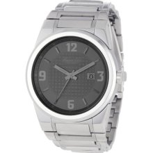 Kenneth Cole York Mens Gray Face Stainless Steel Casual Dress Watch Kc9020