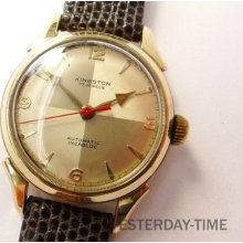 Kingston Bidynator 1950's Swiss 17 Jewel Rolled Gold Gents Automatic Watch