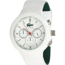 Lacoste Borneo Men's Chronograph Watch Color: White / Green 2010653