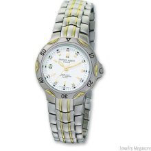 Ladies Charles Hubert IP-plated Two-tone Titanium White Dial Watch