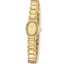 Ladies Charles Hubert Satin Gold-plated Brass Watch