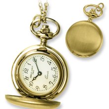 Ladies Charles Hubert Satin Gold-plated Brass Pendant Watch