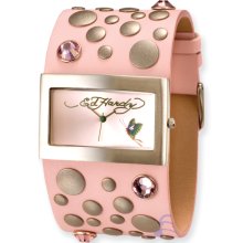 Ladies Ed Hardy Love Child Pink watch