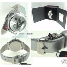 Ladies Playboy Ss Skeleton Effect Dial Watch $150 R