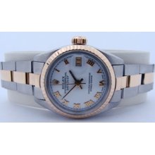 Ladies Rolex Datejust Two Tone Oyster Automatic Watch