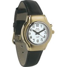 Ladies Royal Tel Time One Button Talking Watch with Leather Band