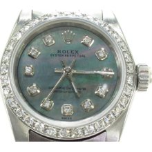 Ladies Women Rolex Datejust Steel 179179 Collection Watch 1.25ct