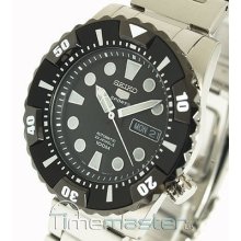 Latest Seiko 5 Sports Men's Auto Divers Style Rotating Bezel Snzj19k1