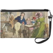 Le Cafe, pub. by Rodwell and Martin, 1820 (colour Wristlet Clutch