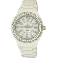 Le Chateau All White Ceramic Women's Watch -5871sws-wht