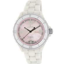 Le Chateau Women's 5801_pnk_mop Condezza Lc All Ceramic Watch