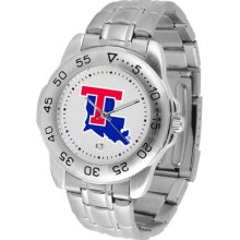 Louisiana Tech Bulldogs Sport Steel Band - Men's Watch