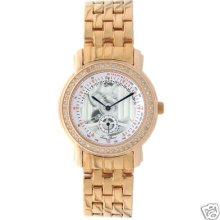 Lucien Piccard Men's 'celestial' Rosetone Diamond Watch List $1,295.00