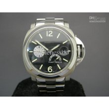 Luxury Mens Pam171 Steel Pam 171 Black Dial Automatic Sport Watch Wr