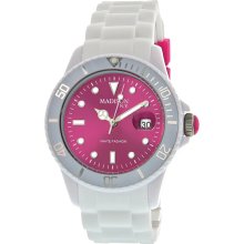 Madison Candy Time White and Magenta Unisex Watch U4359C1 ...