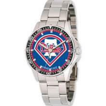 Major League Baseball Watches - Men's Philadelphia Phillies Stainless Steel MLB Watch