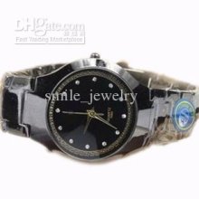 Male Steel Watch Tungsten Black Birthday Gift Mens Watch Decorative