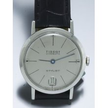 Manual 17 Jewel Tissot Visodate Wrist Watch C. 1960s