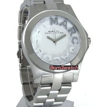 Marc By Marc Jacobs Silver Tone Stainless Steel Womens Watch Mbm3133 Box