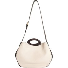 Marni Bicolor Medium Balloon Bag - Shell/glass Green