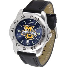 Marquette Golden Eagles Sport Leather Band AnoChrome-Men's Watch