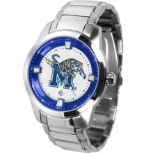 Memphis Tigers Mens Titan Steel Watch