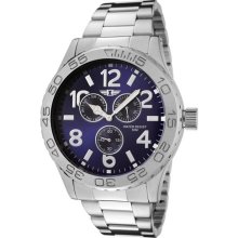 Men's Blue Dial Stainless Steel ...