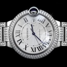 Men's Cartier Ballon Bleu Diamond Watch