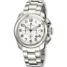 Mens Charles Hubert Stainless Steel Chronograph