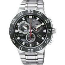 Mens Citizen Eco-drive Watch Stainless (at2090-51e)