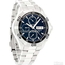 Mens Day/date Black Dial Automatic Watch Caf2010.ba0815 Luxury Men's