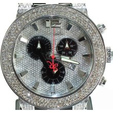 Mens Diamond Joe Rodeo Broadway Watch JRBR1 Round Cut H Color 5.00ct