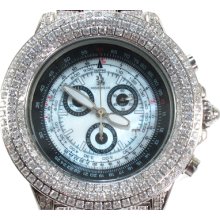 Mens Diamond Richard & Co Watch Round Cut G Color RC-3008 11.50ct