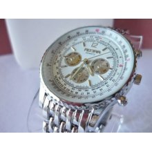 Men's Fashion Stainless Steel Case Sports Watch