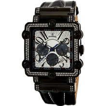 Mens JBW-Just bling 2.00 CT Square Black Case Diamond watch