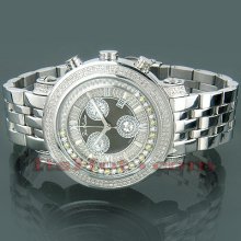 Mens Joe Rodeo Tyler Floating Diamond Watch 1.90ct