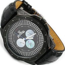 Men's Justbling Stainless Steel 0.25ct diamond watch